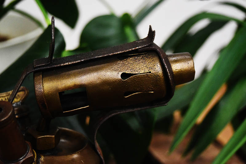 105285 「OPTIMUS」 オプティマス No.411 UPPL VASBY ブラス トーチ バーナー ブロートーチ コンロ キャンプ 真鍮 MADE IN SWEDEN