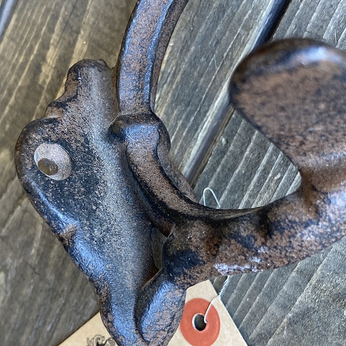 106257 ヴィンテージ アイアンフック ウォールハンガー コートフック