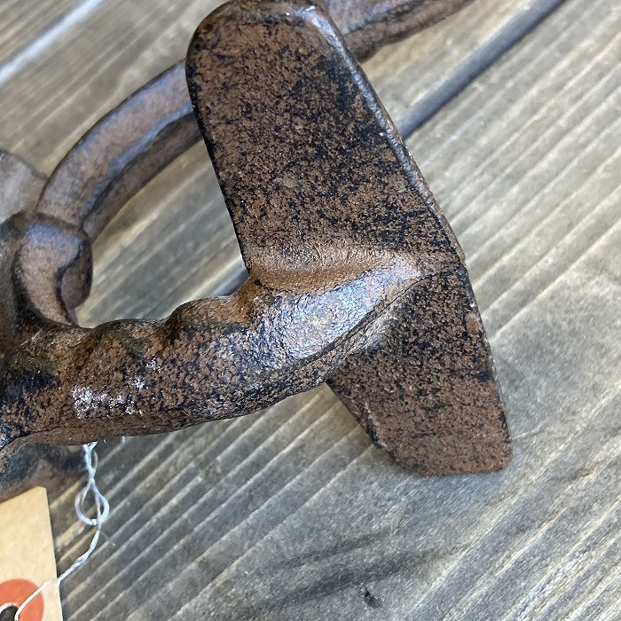 106257 ヴィンテージ アイアンフック ウォールハンガー コートフック