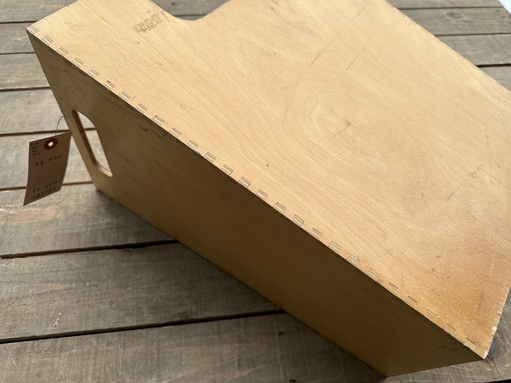 107757　ウッドボックス 木箱　ヴィンテージ　MADE IN ENGLAND 