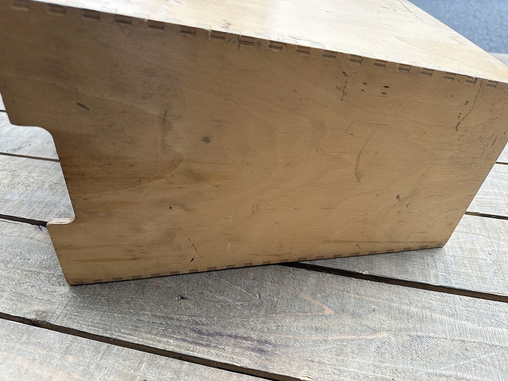 107757　ウッドボックス 木箱　ヴィンテージ　MADE IN ENGLAND 