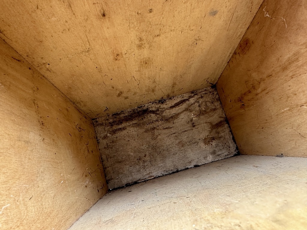 107757　ウッドボックス 木箱　ヴィンテージ　MADE IN ENGLAND 