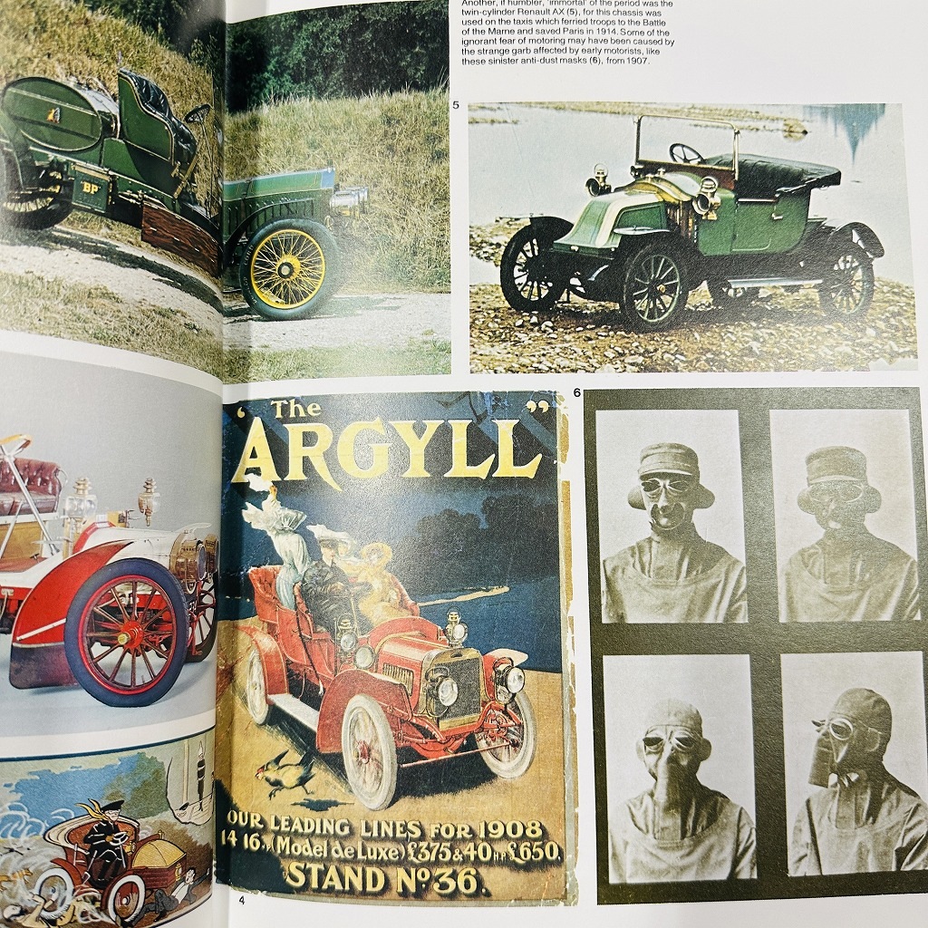 B4618「 The ILLUSTRATED ENCYCLOPRDIA OF AUTOMOBILE」オートモービル クラシック