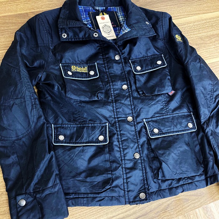 105939 「BELSTAFF」 ベルスタッフ ナイロンジャケット ジッパー破損 MADE IN ENGLAND 英国製