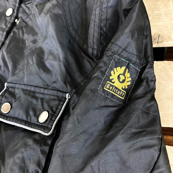 105939 「BELSTAFF」 ベルスタッフ ナイロンジャケット ジッパー破損 MADE IN ENGLAND 英国製