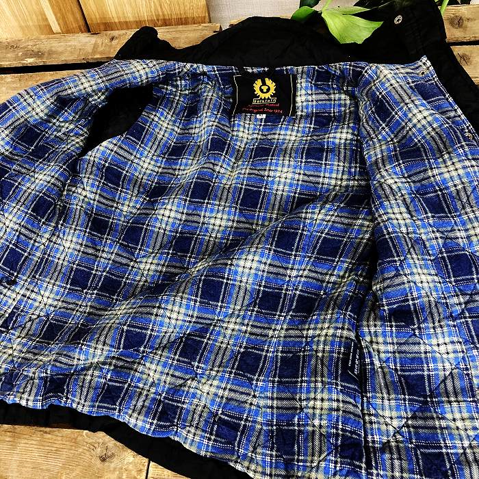 105939 「BELSTAFF」 ベルスタッフ ナイロンジャケット ジッパー破損 MADE IN ENGLAND 英国製