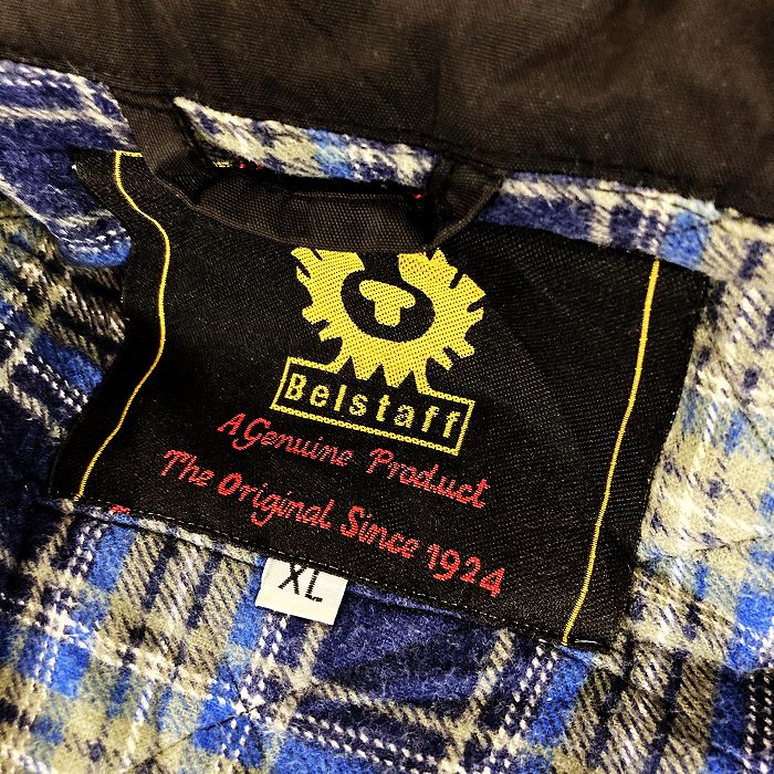 105939 「BELSTAFF」 ベルスタッフ ナイロンジャケット ジッパー破損 MADE IN ENGLAND 英国製