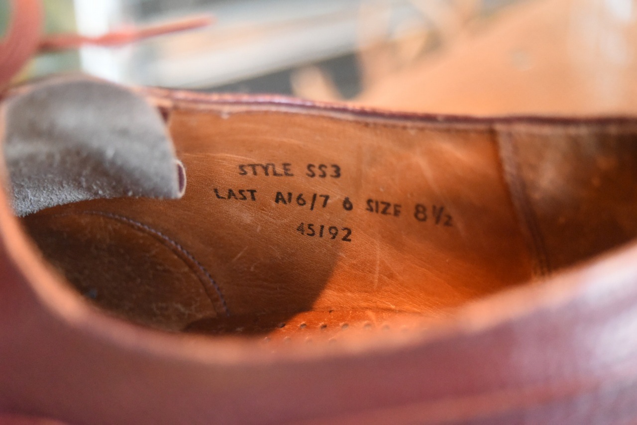 102538 英国  レザーシューズ　 MADE IN ENGLAND