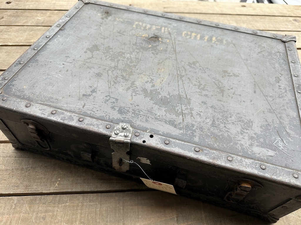 107758 ヴィンテージ トランクケース 取手破損 英国製