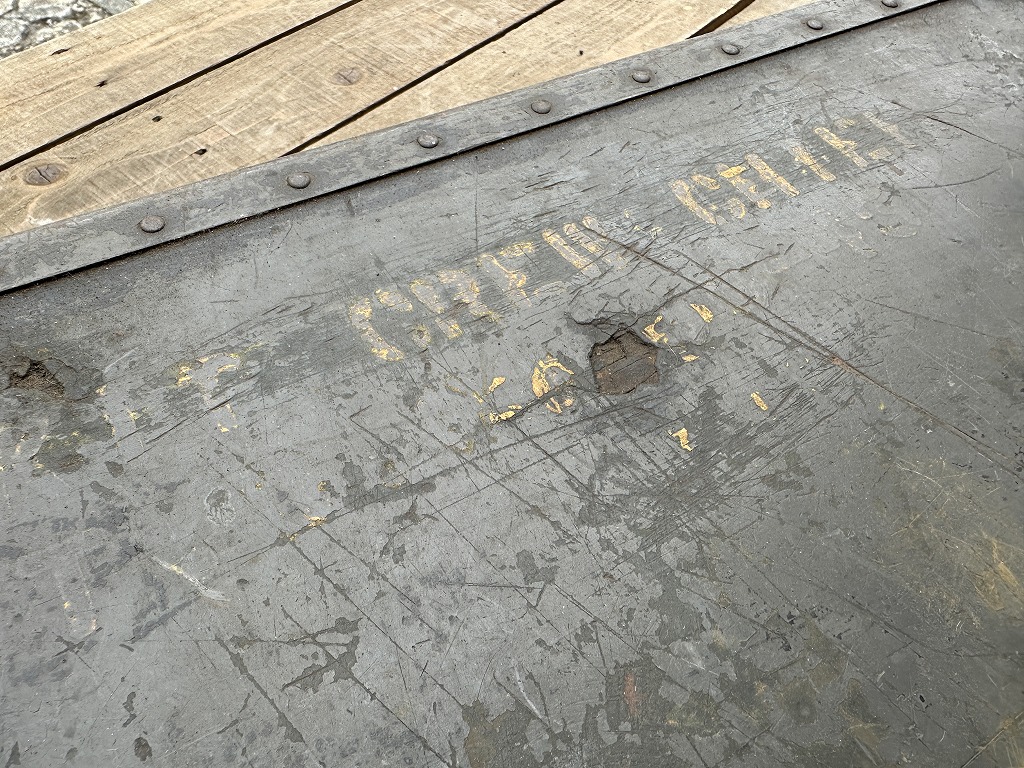 107758 ヴィンテージ トランクケース 取手破損 英国製