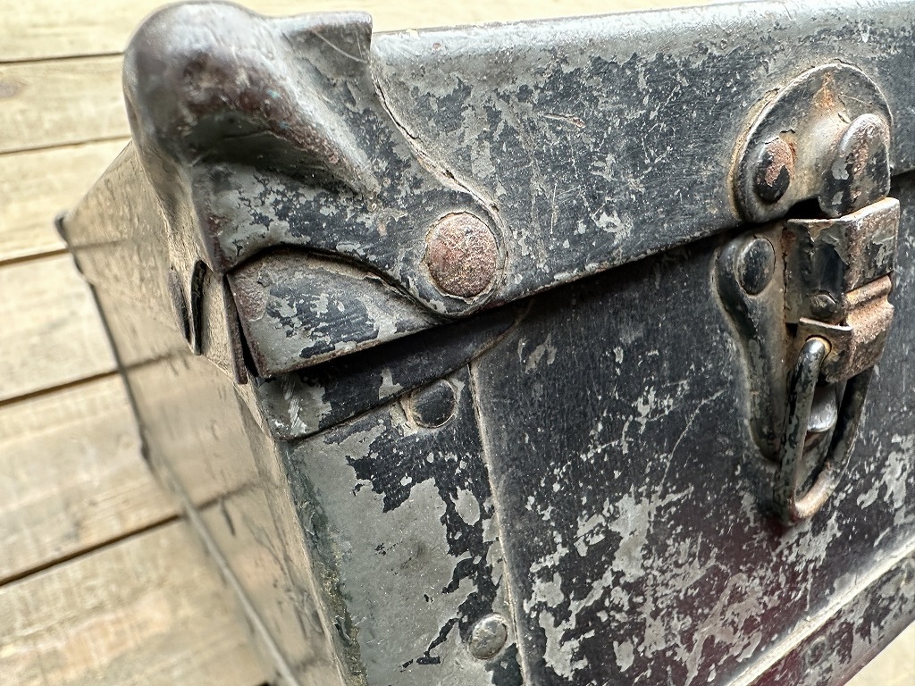 107758 ヴィンテージ トランクケース 取手破損 英国製
