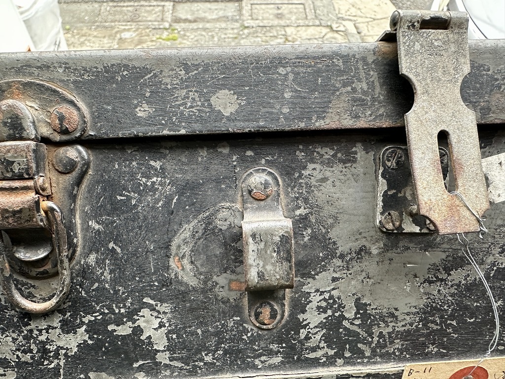 107758 ヴィンテージ トランクケース 取手破損 英国製