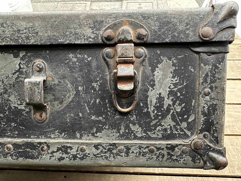 107758 ヴィンテージ トランクケース 取手破損 英国製
