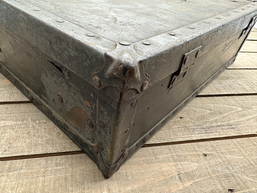 107758 ヴィンテージ トランクケース 取手破損 英国製
