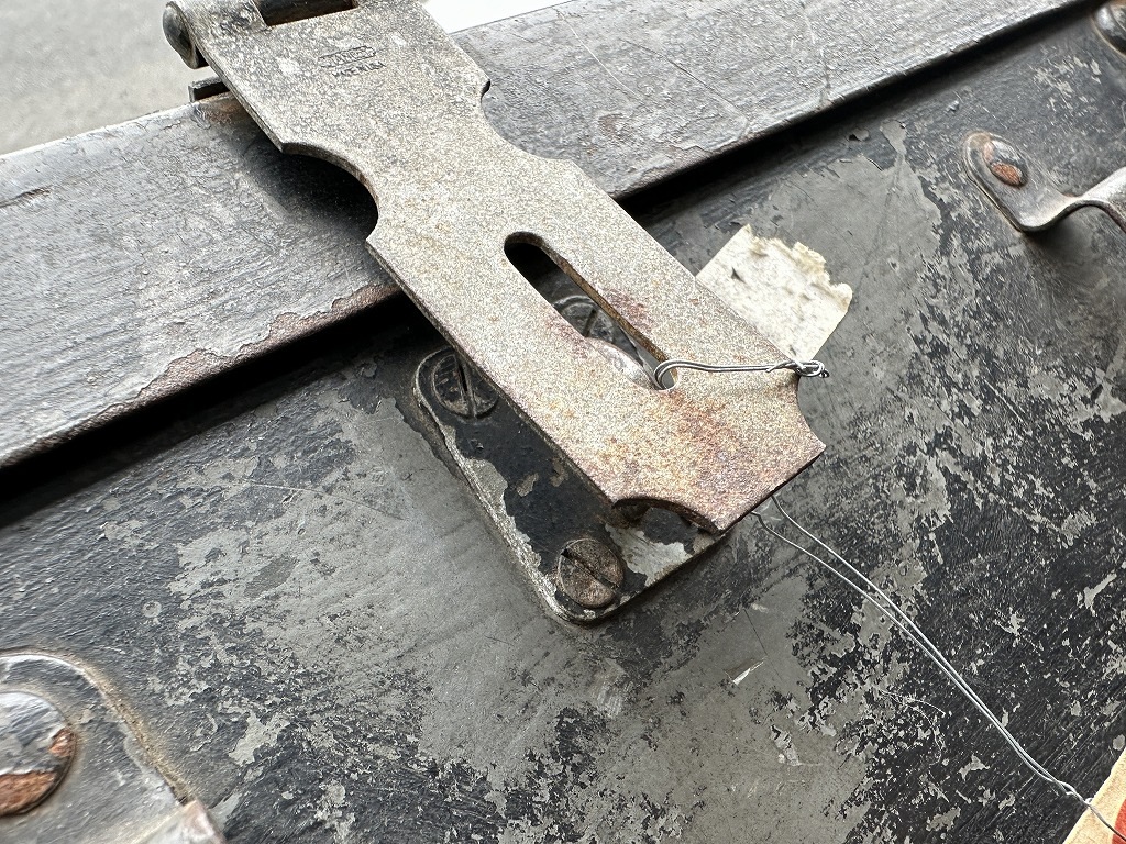 107758 ヴィンテージ トランクケース 取手破損 英国製