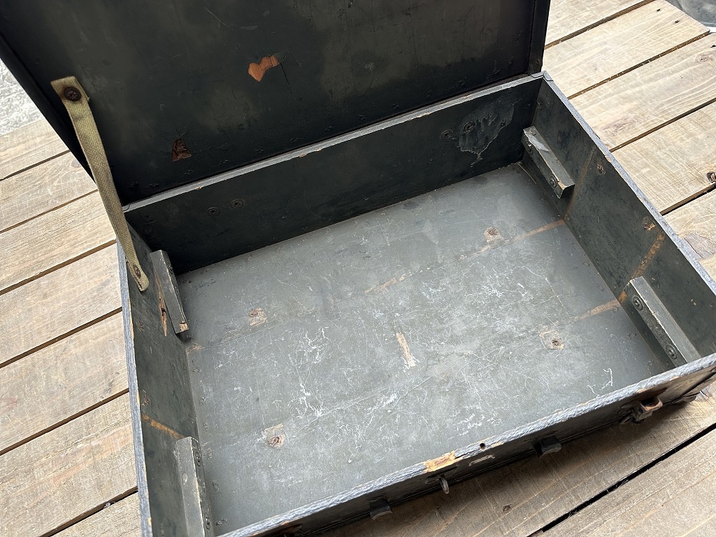 107758 ヴィンテージ トランクケース 取手破損 英国製