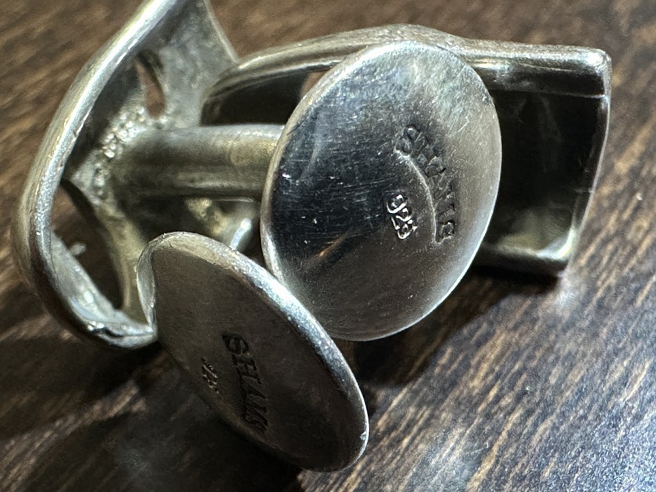 SHAMS 925 SILVER fix cufflinks 