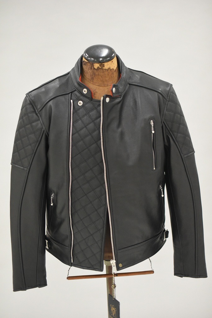 英国 「GOLDTOP」 「The Bobber Jacket」 レザージャケット COLOR：BLACK　　送料無料