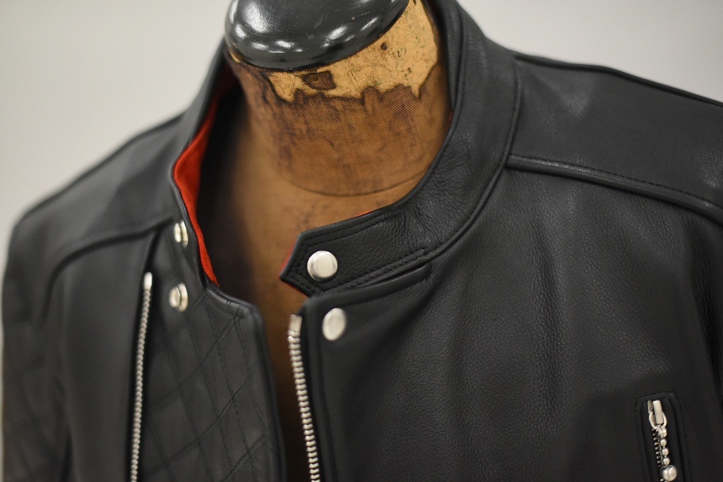 英国 「GOLDTOP」 「The Bobber Jacket」 レザージャケット COLOR：BLACK　　送料無料