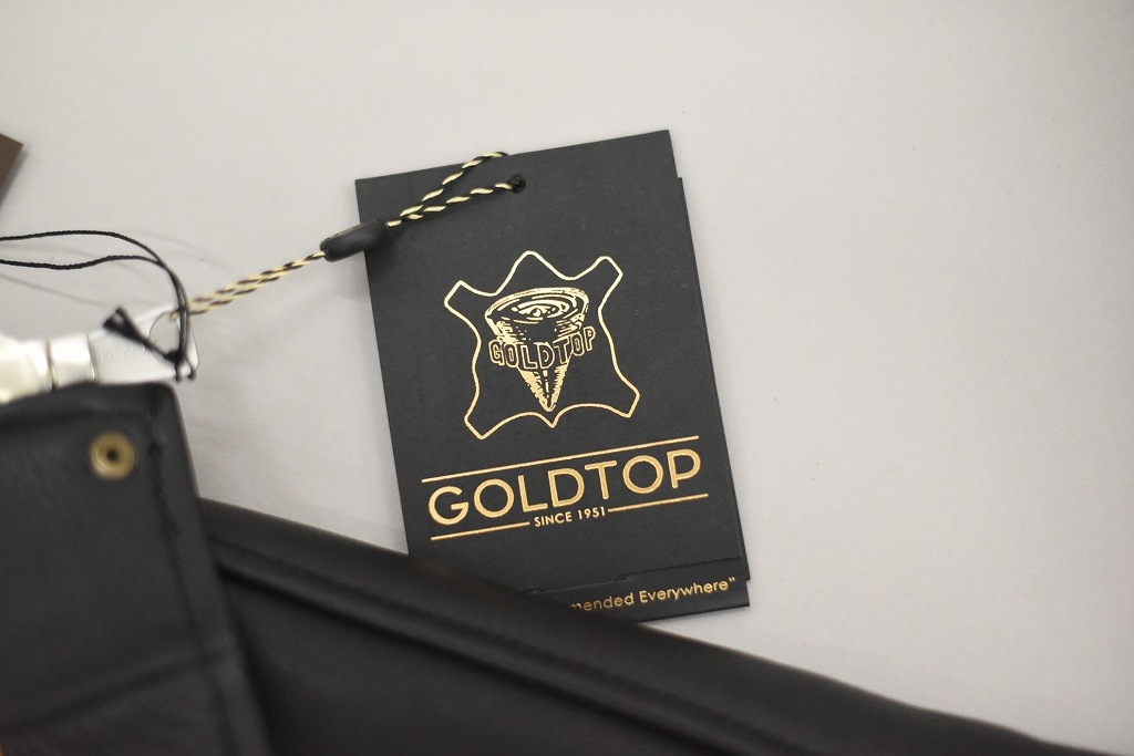 英国 「GOLDTOP」 「The Bobber Jacket」 レザージャケット COLOR：BLACK　　送料無料