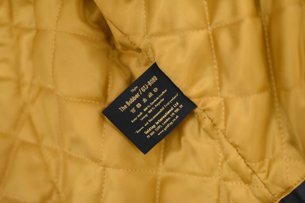 英国 「GOLDTOP」 「The Bobber Jacket」 レザージャケット COLOR：BLACK　　送料無料