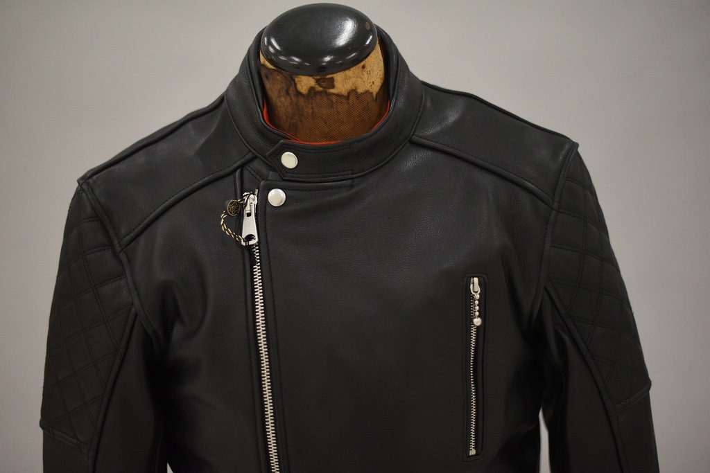 英国 「GOLDTOP」 「The Bobber Jacket」 レザージャケット COLOR：BLACK　　送料無料