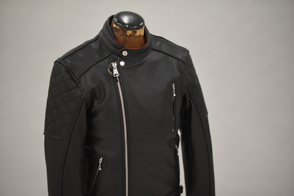 英国 「GOLDTOP」 「The Bobber Jacket」 レザージャケット COLOR：BLACK　　送料無料