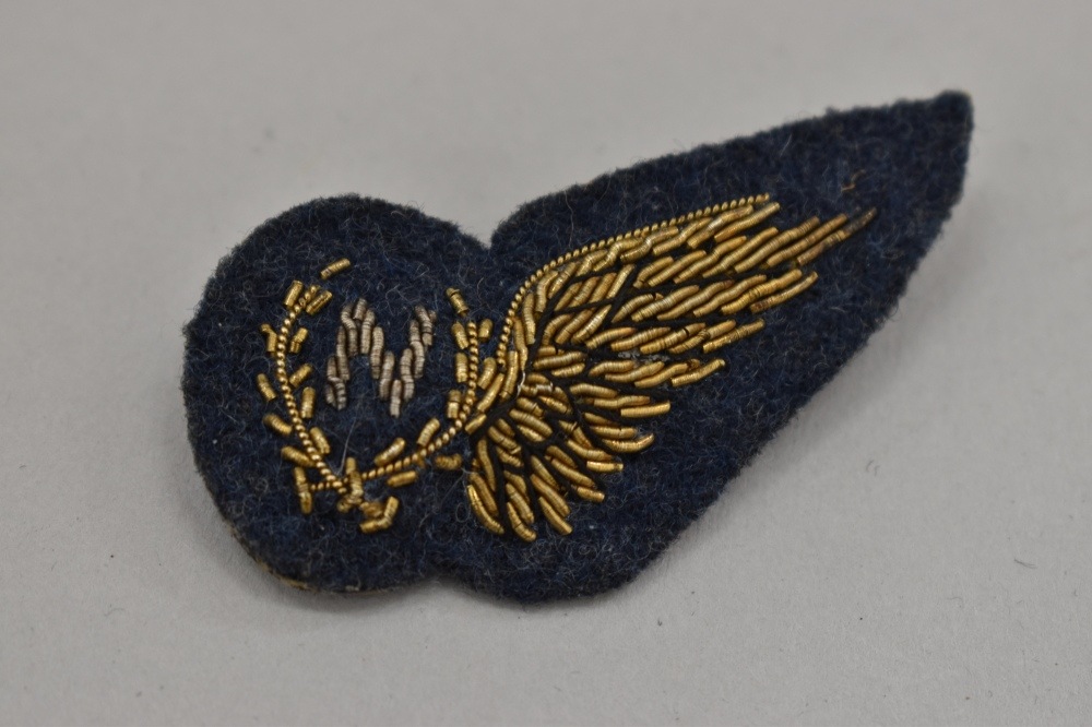 108514 WW2 Pin Back RAF Navigators Dress Wing Brevet 刺繍 ワッペン パッチ