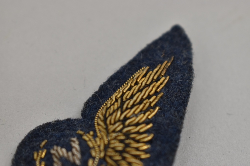 108514 WW2 Pin Back RAF Navigators Dress Wing Brevet 刺繍 ワッペン パッチ
