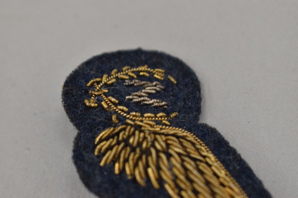 108514 WW2 Pin Back RAF Navigators Dress Wing Brevet 刺繍 ワッペン パッチ