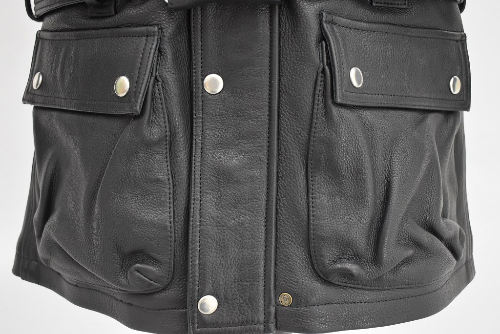 英国 「GOLDTOP」 「The Patrol 」 レザージャケット COLOR：Black　送料無料