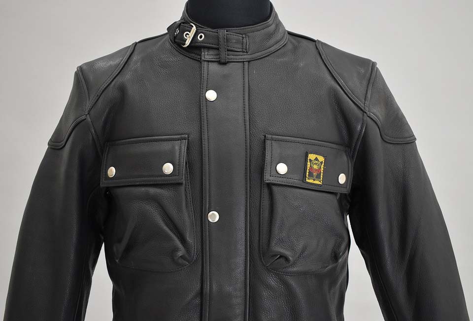 英国 「GOLDTOP」 「The Patrol 」 レザージャケット COLOR：Black　送料無料