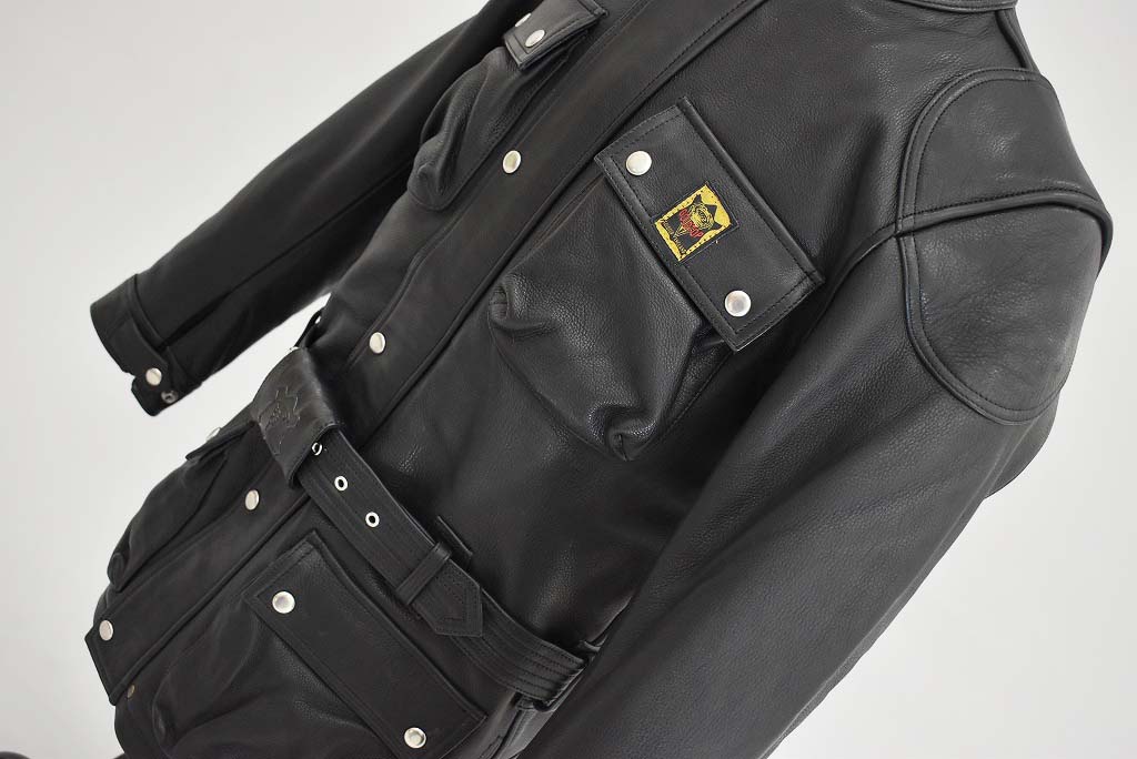 英国 「GOLDTOP」 「The Patrol 」 レザージャケット COLOR：Black　送料無料