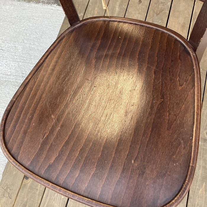 101021 USED TON CHAIR　中古 座面天板浮きあり