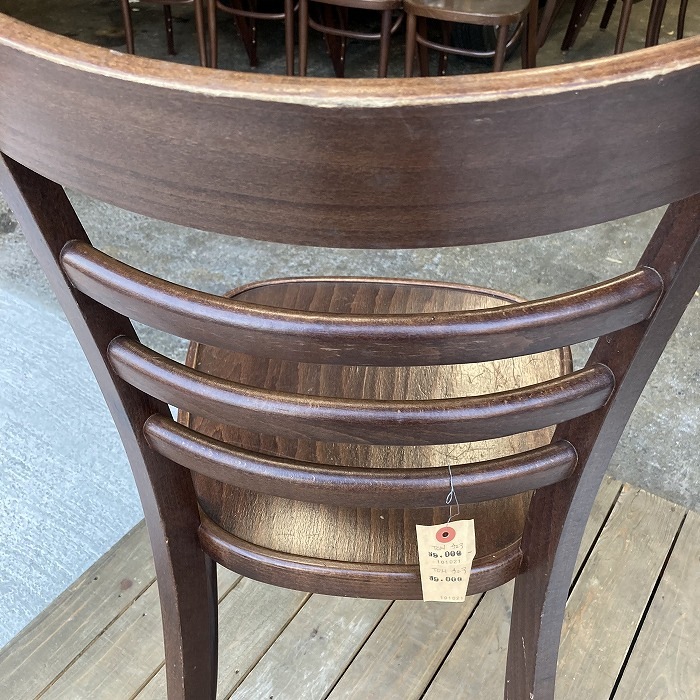101021 USED TON CHAIR　中古 座面天板浮きあり