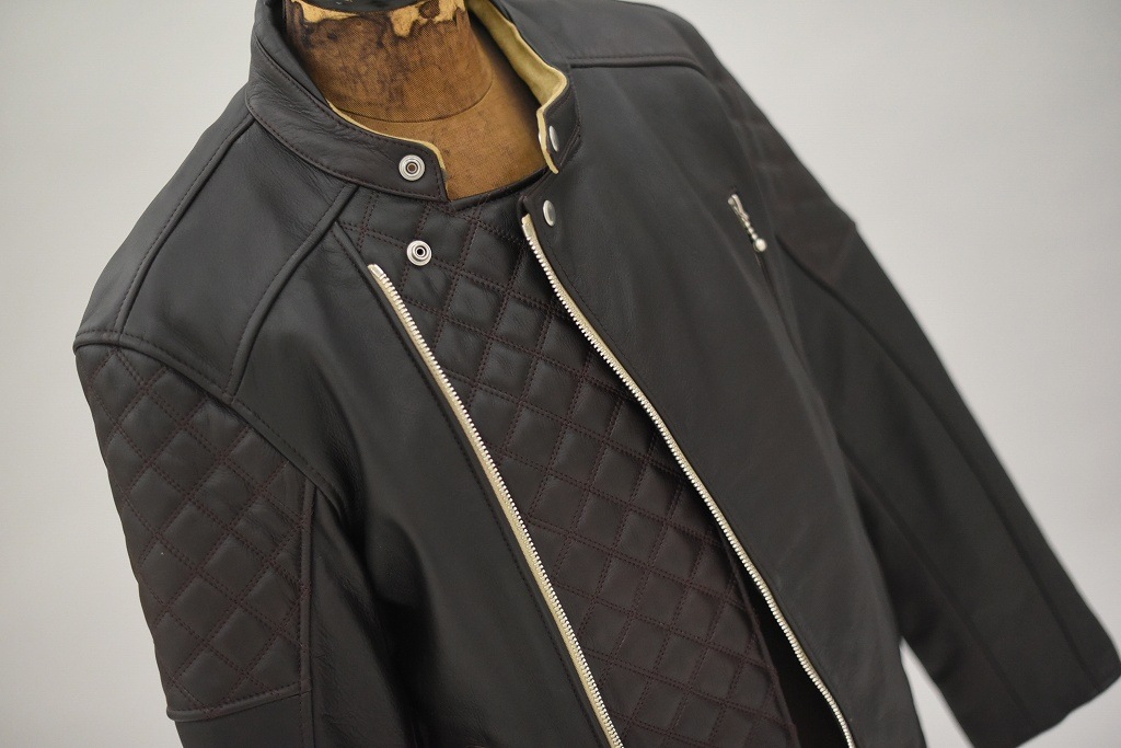 英国 「GOLDTOP」 「The Bobber Jacket」 レザージャケット COLOR：Oxblood　　送料無料