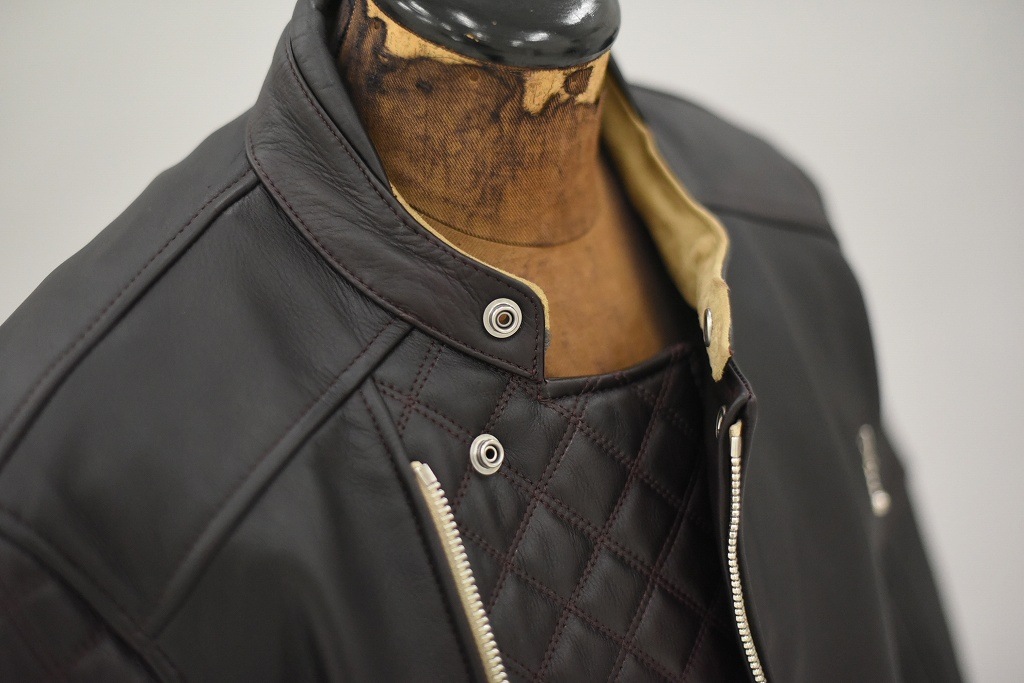 英国 「GOLDTOP」 「The Bobber Jacket」 レザージャケット COLOR：Oxblood　　送料無料