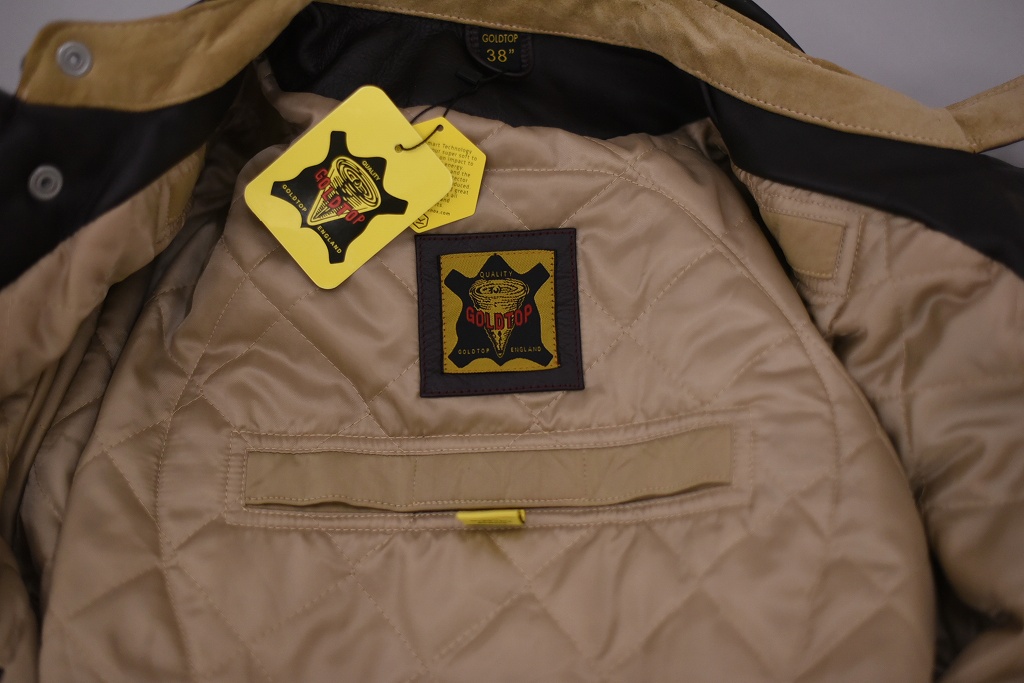 英国 「GOLDTOP」 「The Bobber Jacket」 レザージャケット