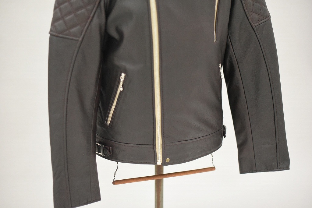 英国 「GOLDTOP」 「The Bobber Jacket」 レザージャケット COLOR：Oxblood　　送料無料