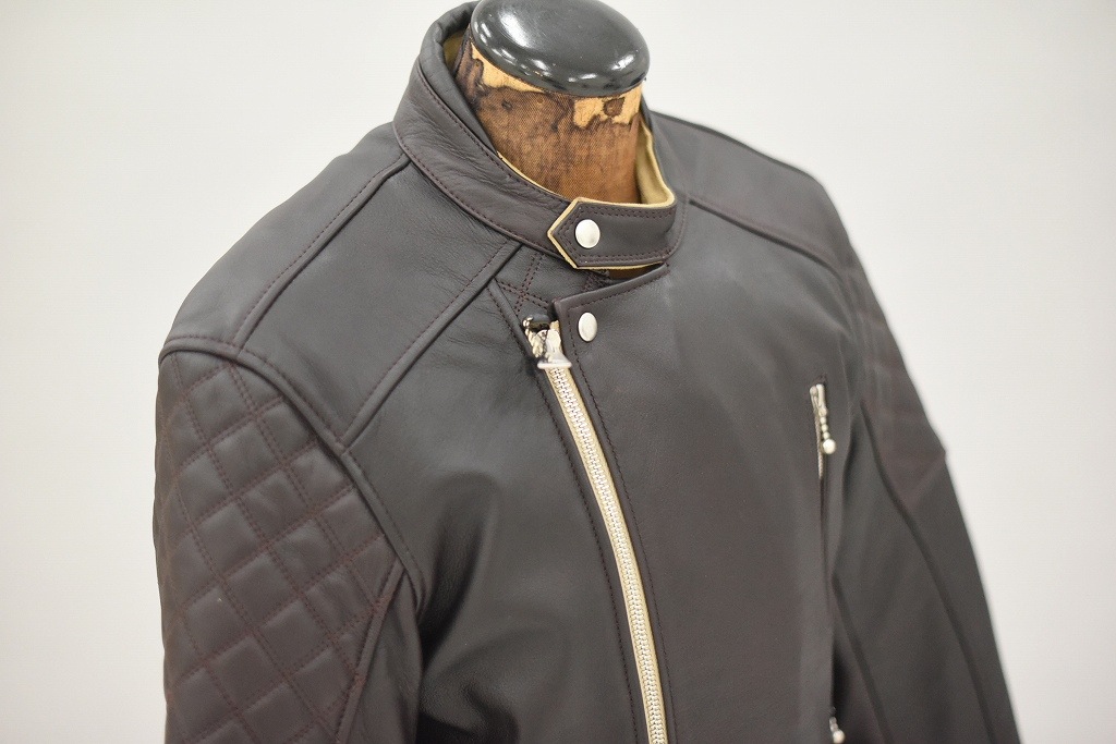 英国 「GOLDTOP」 「The Bobber Jacket」 レザージャケット COLOR：Oxblood　　送料無料