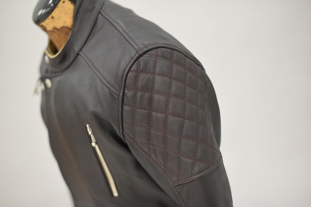 英国 「GOLDTOP」 「The Bobber Jacket」 レザージャケット COLOR：Oxblood　　送料無料