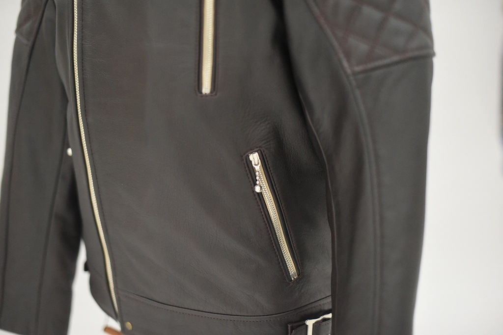 英国 「GOLDTOP」 「The Bobber Jacket」 レザージャケット COLOR：Oxblood　　送料無料