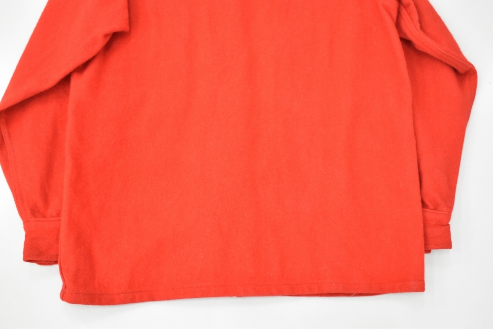 109339 ヴィンテージ 50s-60s 「BOY SCOUT」OFFICIAL JACKET メルトンシャツ RED ボーイスカウト