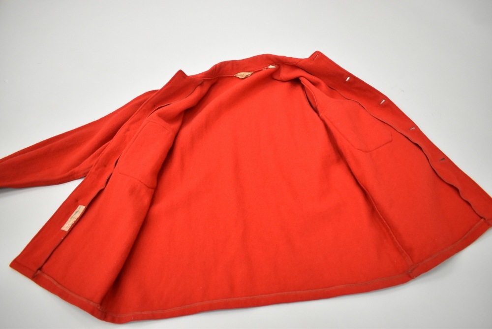 109339 ヴィンテージ 50s-60s 「BOY SCOUT」OFFICIAL JACKET メルトンシャツ RED ボーイスカウト