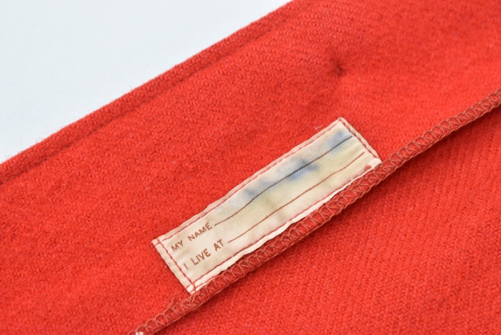 109339 ヴィンテージ 50s-60s 「BOY SCOUT」OFFICIAL JACKET メルトンシャツ RED ボーイスカウト