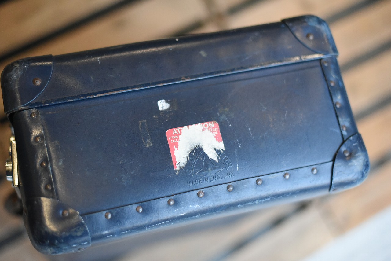 106008 UK ヴィンテージ　英国 グローブ トロッター 「GLOBE TROTTER」 MADE IN ENGLAND 刻印