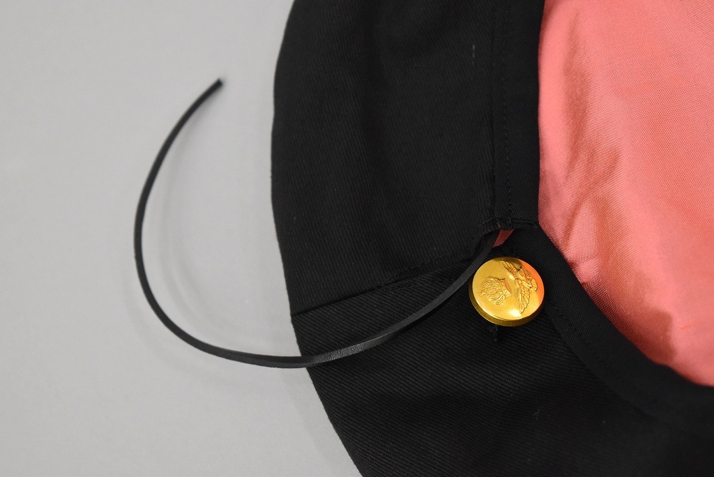 107468　ベレー帽　ブラック　 INNOCENT ＆ GOLDEN NEEDLE LONDON コラボ商品！ Made in Great Britain