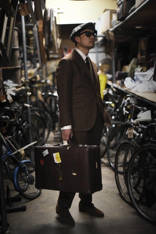 107468　ベレー帽　ブラック　 INNOCENT ＆ GOLDEN NEEDLE LONDON コラボ商品！ Made in Great Britain