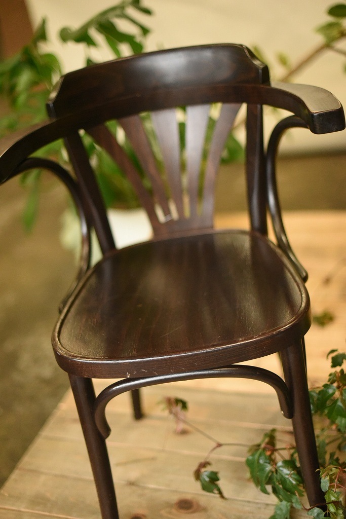 104578　ARM CHAIR No.25　321025　USED TON CHAIR　中古