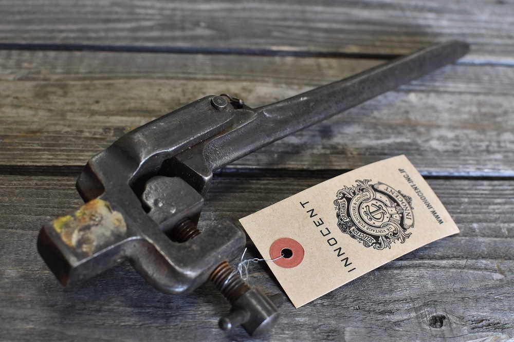 106984 UK ヴィンテージ　クランプパイプレンチ　ツール　英国 MADE IN ENGLAND
